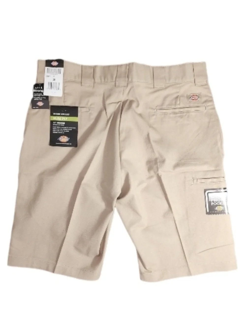 Dickies Shorts FLEX Stretch Work Shorts With a Cell Phone Pocket Khaki Size 38 - Picture 4 of 17